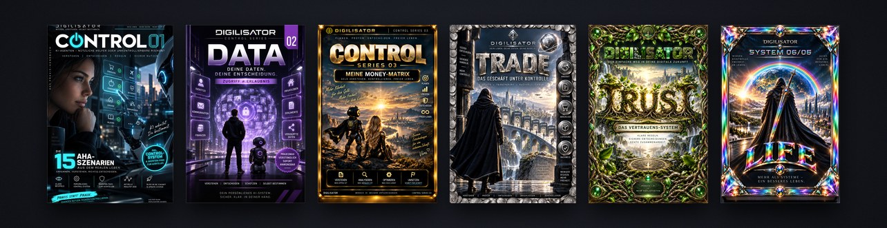 CONTROL Series Komplett: alle sechs Workbook-Cover 01–06